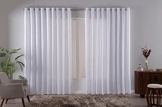 Cortina Luxo Voil Branco 6,00m