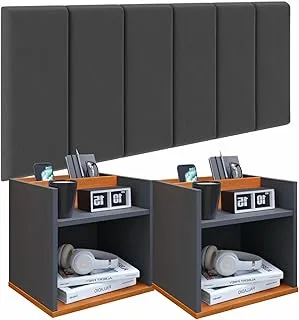 Conjunto Cabeceira Casal Com Mesas Madri