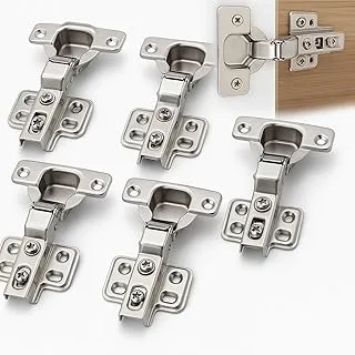 Kit 8 Dobradiças Metal Cromado