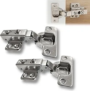 Kit 2 Dobradiças Baixa Reta