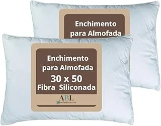 Kit 2 Enchimento Fibra Siliconada 30x50cm