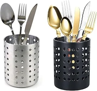 Porta Talheres Industrial Black