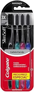 Colgate Slim Soft Black 4 Unidades