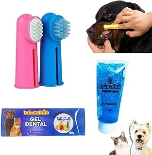 Kit Dedeiras e Gel Dental Pet