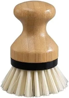 Oikos Escova Redonda Com Cabo De Bambu