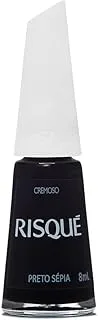 Risqué Esmalte Preto Sépia