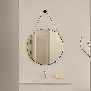 Espelho Adnet Redondo 60cm Café