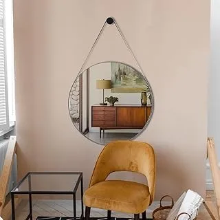 Espelho Redondo 60cm Preto Adnet