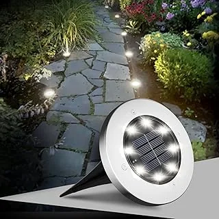 Kit 4 Espeto de Jardim Solar Disco