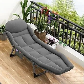 Cadeira Espreguiçadeira Cama Aço