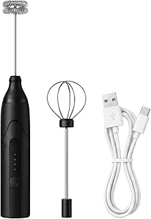 Espumador De Leite Elétrico E Mixer Portátil Usb