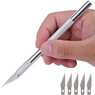 Estilete Tipo Bisturi com 6 Lâminas