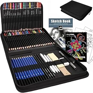 Kit De Desenho Profissional 96 Peças Com Estojo Portátil