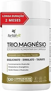 Trio Magnésio Longa Duração Fortalvit