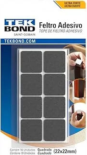 Tekbond Quadrado 22mm Preto