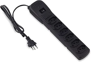 Force Line 6 Tomadas Preto