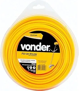 Vonder Fio de Nylon 3.0mm Quadrado 50m
