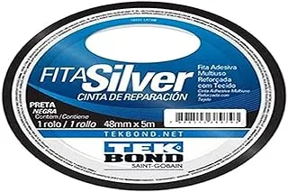Tekbond Silver Tape Preta 5m