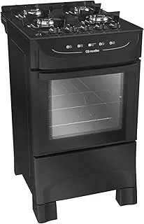 Fogão Mueller Preto Fosco Mfv4Bb