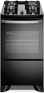Fogão Electrolux Preto Efficient FE4GB