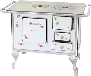 Fogão Venâncio Nº1 Branco Florido