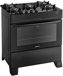 Fogão Atlas 5 Bocas Mônaco Top Glass