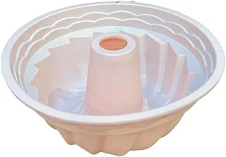 Forma De Silicone Redonda Rosa Claro