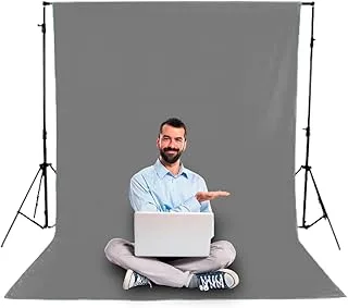 Tecido Fundo Infinito Cinza Escuro