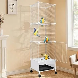 Gaiola Grande com Rodízios e Varanda