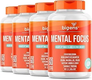 Mental Focus Bigens Kit 4x 60 Cápsulas