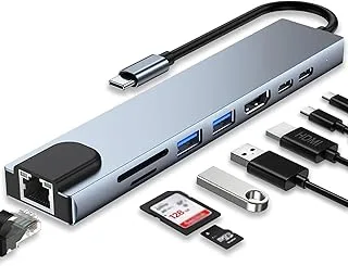 Hub USB-C 8 em 1 Multifuncional