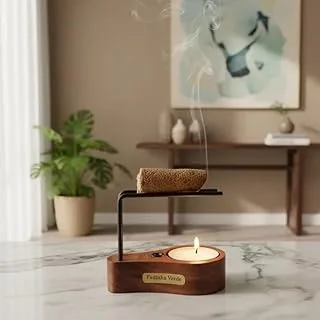 Suporte Palo Santo e Vela