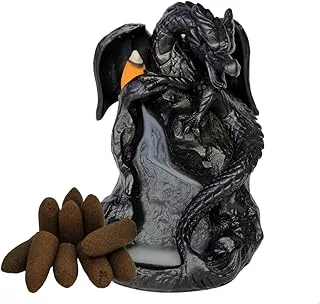 Incensário Cascata Dragão Medieval