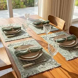 Kit Jogo Americano com Guardanapo Pistache