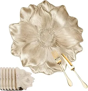 Kit Jogo Americano Dourado Elegante