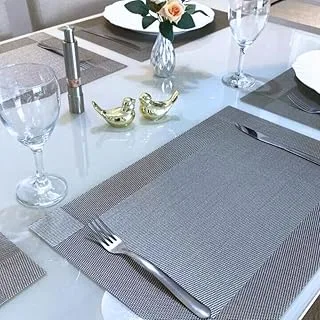 Jogo Americano Retangular Shop100 Cinza