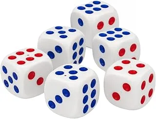 Kit de 2 Dados Brancos Clássicos