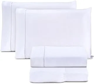 Jogo De Cama Casal Queen Percal Branco