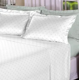 Jogo De Lençol King Percal 300 Fios Green Square