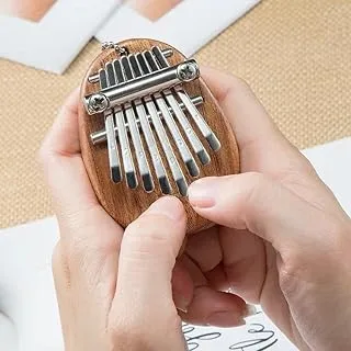 Mini Kalimba 8 Teclas Madeira