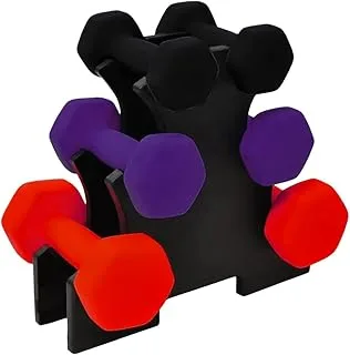 Kit Halteres Coloridos com Suporte