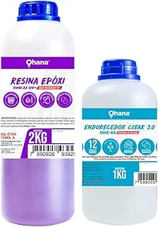 Resina Epóxi Ohana Para Arte E Artesanato Kit 3Kg