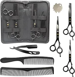 Kit Barbeiro Cabeleireiro Profissional Preto