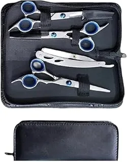 Kit Barbeiro Aço Inox Upshop Prata