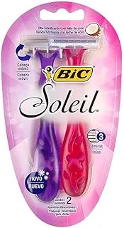 Bic Soleil Rosa e Roxo Descartável