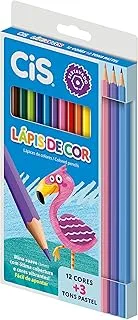 Cis 12 Cores + 3 Pastel