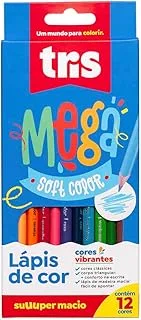 Tris Mega Soft Color 12 Cores