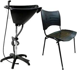 Kit Lavatório com Cadeira Plástica