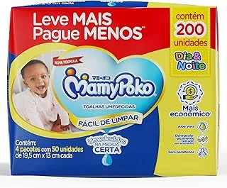 Mamypoko Dia&Noite 200 Unidades