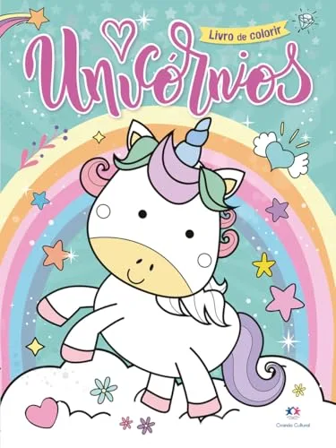 unicórnios – livro de colorir